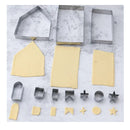 10 pcs | Stainless Steel Christmas Cookie Cutters