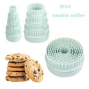 8 Pieces | Cookie Cutter Set | Candy Mold 8 Different Sizes