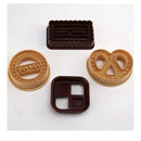 4 Pieces | Classic Cookie Cutters | Plastic Molds For Candy