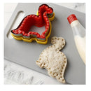 2 Pieces | Dinosaur Cookie Cutters | Sandwich Cutters And Sealers