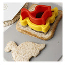 2 Pieces | Dinosaur Cookie Cutters | Sandwich Cutters And Sealers