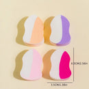 4pcs Makeup Sponge Mixed Color Multifunctional Beauty Tool Suitable For Gifts | Parties And Daily Use