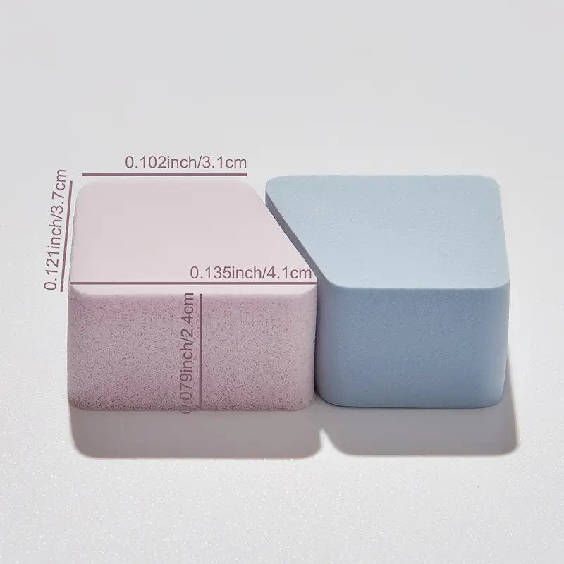 2PCS Makeup Puff Powder Smooth Sponge Blending Puff Powder Applicator For Body Powder