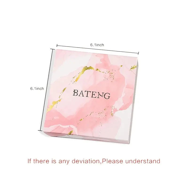 BATENG Pink Marble Makeup Sponges Set Beauty Sponge | Blending Sponge For Liquid | Cream And Powder | Multicolor Makeup Sponge