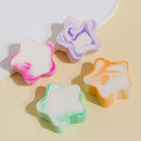 4pcs Makeup Sponge Mixed Color Star-shaped Powder Puff For Liquid | Cream | Foundation And Powder Suitable For Gifts | Parties And Daily Use