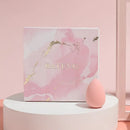 BATENG Pink Marble Makeup Sponges Set Beauty Sponge | Blending Sponge For Liquid | Cream And Powder | Multicolor Makeup Sponge