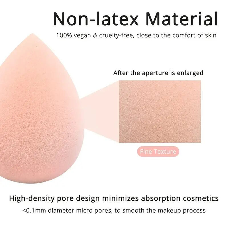 Makeup Sponge Set | Foundation Blending Beauty Sponge | Flawless For Liquid | Cream And Powder | Latex Free And Vegan Makeup Sponges