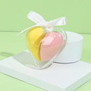 BATENG Heart-Shaped Egg Foundation Soft Makeup Beauty Tools Sponge Set Accessories Powder Puff Dry Wet Dual-Use