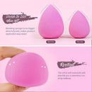 5 Pcs Makeup Sponge Set | Foundation Blending Beauty Sponge | Pink Makeup Sponges