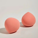 2pcs Pink Beauty Eggs Makeup Eggs Puff Makeup Egg Sponge Egg With Eggshell Create A Clear Makeup