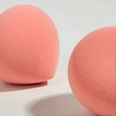 2pcs Pink Beauty Eggs Makeup Eggs Puff Makeup Egg Sponge Egg With Eggshell Create A Clear Makeup