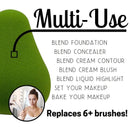 Makeup Sponges | Lime Strawberry Avocado Mango Shaped Makeup Blender For Liquid Foundation | Cream Or Powder Blending - Cosmetic Applicator