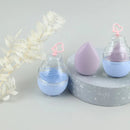 2pcs Makeup Sponges With Storage Box Makeup Sponges For Blending Liquid Foundations | Powders And Cream Flawless | Professional Streak Free