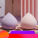 3pcs Peach Shaped Beauty Egg Air Cushion Powder Puff Super Soft Powder Saving Dry And Wet Dual-use Portable Makeup Sponge