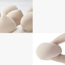 3pcs Peach Shaped Beauty Egg Air Cushion Powder Puff Super Soft Powder Saving Dry And Wet Dual-use Portable Makeup Sponge