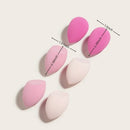 6 Pcs Makeup Sponges Set Including 2 Pcs Water Drop Shaped And 4 Pcs Slanted Cut Makeup Sponge Blender For Cream Powder And Liquid