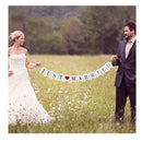 Vintage Just Married Wedding Banner | Photo Booth Bunting | Furnishing Accessories | Wedding Garland
