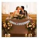 Vintage Just Married Wedding Banner | Photo Booth Bunting | Furnishing Accessories | Wedding Garland