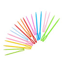 Hekisn Big Eye Plastic Sewing Needles | 20 Pieces Colorful Safety Lacing Needles | Sewing needles