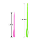 Hekisn Big Eye Plastic Sewing Needles | 20 Pieces Colorful Safety Lacing Needles | Sewing needles
