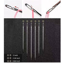 NC Wood Base Needle Pin Kits Include Wooden Magnetic Pincushion | Portable With Wooden Needle Case