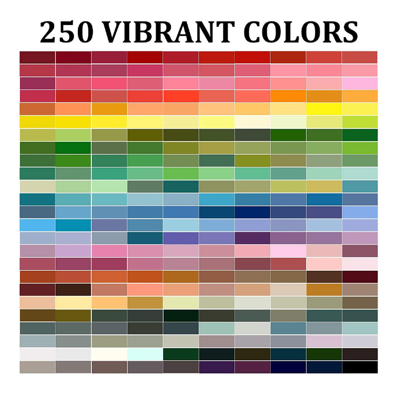 INSCRAFT Set Of 403 Embroidery Threads | 250 Cross Stitch Colors