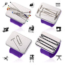 Magnetic Pincushion For Sewing With 100 Sewing Pins | Wrist Pin Set | Magnetic Wrist Pin Holder