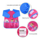 KUUQA Waterproof Art Smock | Kids Art Aprons Children's Art Smock Long Sleeve With 3 Roomy Pockets | Paints And Brushes Not included