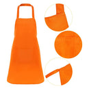 Fengek | 8 Piece Unisex Bib Apron | Colorful Bulk Kitchen Apron With 2 Roomy Pockets For Kitchen | Barbecue | Painting | To Bake