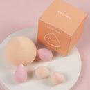Peach Makeup Eggs | 5 Pcs Makeup Sponge Set Blender For Cream | Powder And Liquid