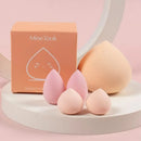 Peach Makeup Eggs | 5 Pcs Makeup Sponge Set Blender For Cream | Powder And Liquid