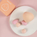 Peach Makeup Eggs | 5 Pcs Makeup Sponge Set Blender For Cream | Powder And Liquid