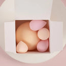 Peach Makeup Eggs | 5 Pcs Makeup Sponge Set Blender For Cream | Powder And Liquid