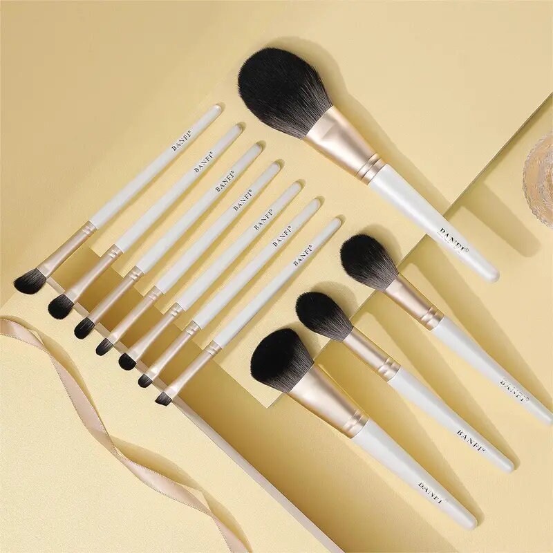 11pcs Professional Cosmetic Makeup Brush Set