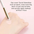 Small Concealer Brush Under Eye | Nose Contour Makeup Brushes For Dark Circles | Around Eyes Puffiness | Face Eyebrow Puffy Eyes | CC Cream