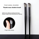 Nose Shadow Brush Angled Contour Makeup Brushes Face Bronzer Flat Nose Silhouette Eyeshadow Smudge Cosmetic Blending Make Up Tools