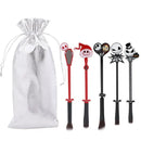 The Nightmare Before Christmas Makeup Brushes 5pcs Christmas Makeup Brush Set