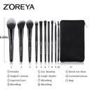 Makeup Brush Set High End Professional Synthetic Cruelty Free Bristles Cosmetic Brushes With Bag