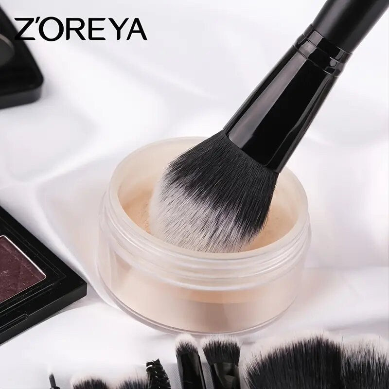 Makeup Brush Set High End Professional Synthetic Cruelty Free Bristles Cosmetic Brushes With Bag
