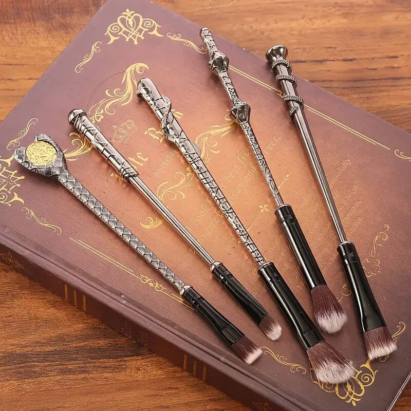 Makeup Brushes Set | 5pcs Wand Makeup Brush With Eyeshadow Brushblush Concealer Fantasy Foundation Make Up Kit For Women Girls Gift