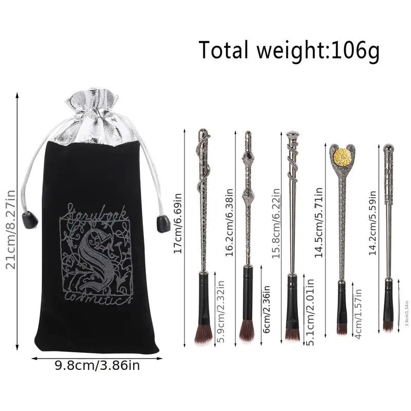 Makeup Brushes Set | 5pcs Wand Makeup Brush With Eyeshadow Brushblush Concealer Fantasy Foundation Make Up Kit For Women Girls Gift