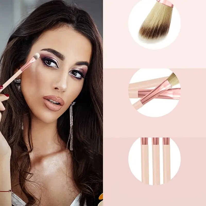 12 Pcs Makeup Brush Set Premium Synthetic Foundation Powder Concealer Eyeshadows Blush Cosmetic Makeup Brushes Kit