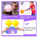 Balloon Pump Electric Balloon Inflator Double Nozzle Air Pump For Latex Balloons