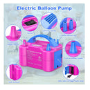Fikowo Electric Air Balloon Pump | Portable Double Nozzle Electric Balloon Inflator for Party Decoration
