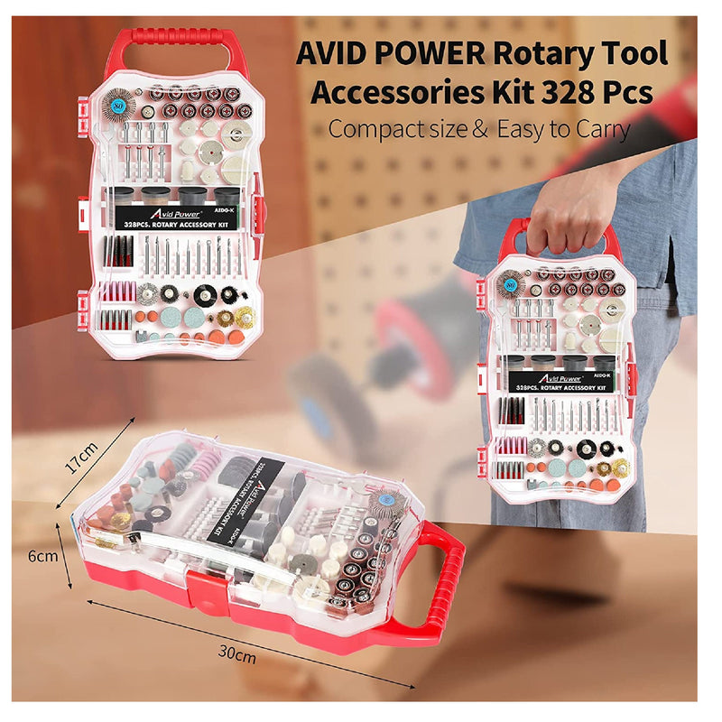 Rotary Tool Accessory Kit | 1/8 Inch Diameter Shanks