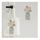 1Pc Mason Jar Floral Template 29.7x2 1 cm  | 11.6x8.3 inches Perfect Plastic Mason Jar Flower