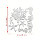 Seahorse Metal Cutting Dies | DIY Scrapbooking Paper Card Stencils