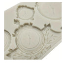 1 Piece | Vintage Clock Chocolate Mold | 3D Silicone Mold | Baroque Scroll Embossed Candy Mold