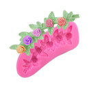 1 Silicone Mold For Vine Of Five Roses | Fondant Molds