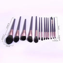 Makeup Brushes 13 Pcs Makeup Tools Kit Premium Synthetic Powder Foundation Blush Contour Concealers Lip Brushes With Eyeshadow Applicator